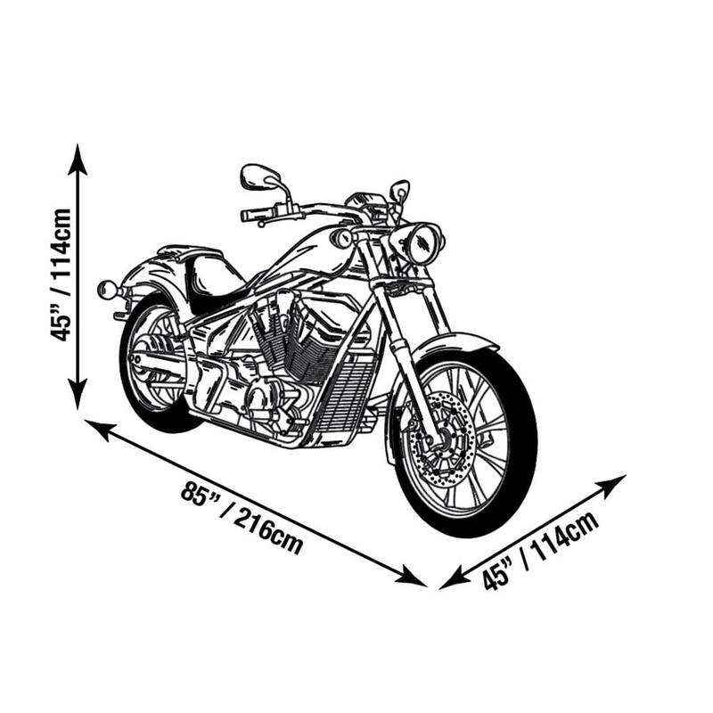 Raider GT Series 85 in. x 45 in. x 45 in. Large Motorcycle Cover - 02-6612