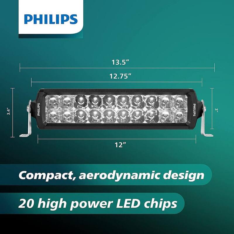 Philips Ultinon Drive LED Light Bar - 10 in. 2 Row - UD5015LX1