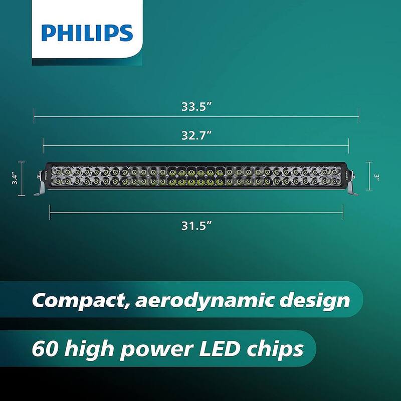 Philips Ultinon Drive LED Light Bar 30 in. Double Row - UD5016LX1