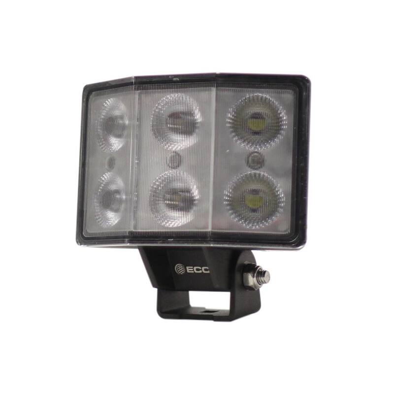 ECCO Worklight MD LED 6 LED Flood 120-Degree 12-Volt to 24-Volt Deutsch Connectors - EW2530