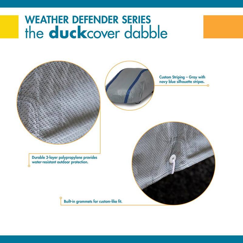 Classic Accessories Duck Covers Weather Defender Station Wagon Semi-Custom Car Cover Fits up to 15 ft. 4 in. - A3SW184