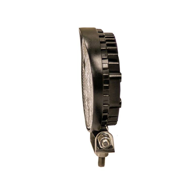 Buyers Products Company 4.5 in. Wide Truck Car Utility Off Road Vehicle Boat Marine Mounted LED Flood Work Light, Clear - 1492115