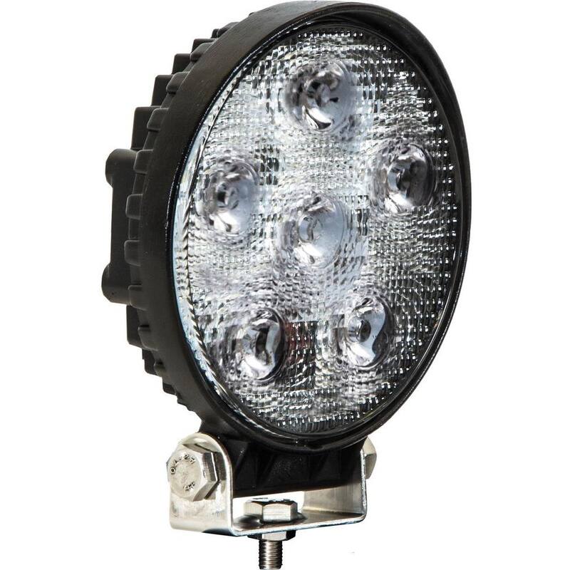 Buyers Products Company 4.5 in. Wide Truck Car Utility Off Road Vehicle Boat Marine Mounted LED Flood Work Light, Clear - 1492115