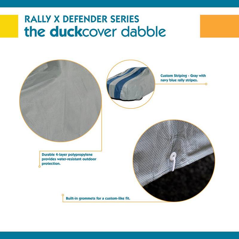 Duck Covers Rally X Defender 216 in. L x 70 in. W x 60 in. H Station Wagon Car Cover - A4SW216