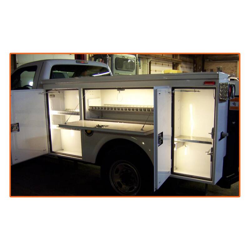 Buyers Products 48 in. LED Light Strip Pick Up Truck Bed Tailgates Clear Warm - 5624872