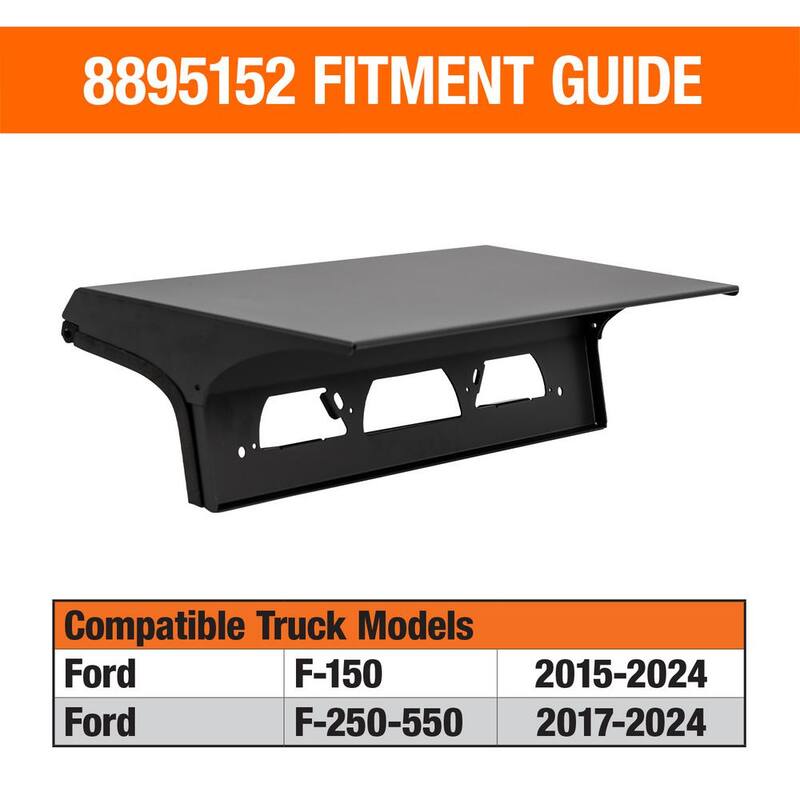 Buyers Products Company Drill-Free Light Bar Cab Mount for Ford F-150 (2015+), F250-550 (2017+) - 8895152