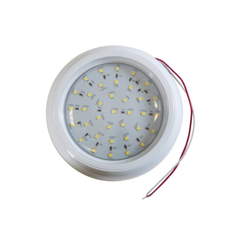Buyers Products Company 5 in. LED Ceiling Interior RV Trailer Motion Sensor Dome Light - 5625338