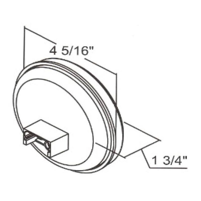 Buyers Products Company 4 Inch Round Backup Light Kit - 5624324