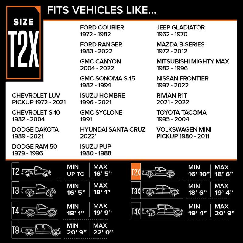 Budge Lite 222 in. x 60 in. x 56 in. Size T2X Truck Cover - TB-2X