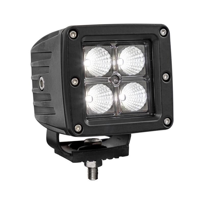 Buyers Products Company 3 in. W Truck Offroad UTV ATV Mounted LED Flood Work Light - 1492227