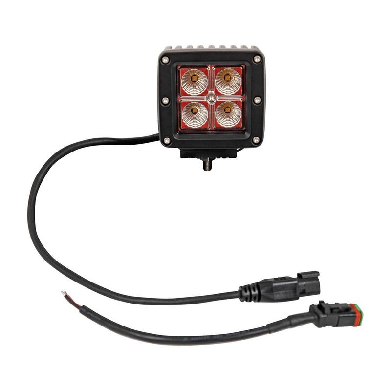 Buyers Products Company 3 in. W Truck Offroad UTV ATV Mounted LED Flood Work Light - 1492227