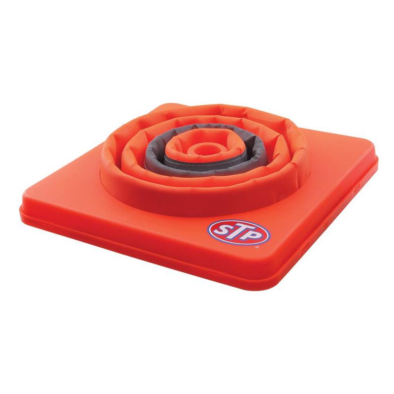 STP Pop-Up Safety Cone: High-Visibility, Weatherproof Protection in a Pocket-Sized Package - SWA2-1001-ORG