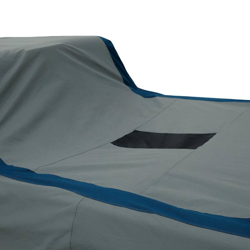 Classic Accessories Duck Covers Weather Defender 239 in. L x 68 in. W x 71 in. H Standard Bed LWBs Truck Cover with StormFlow in Grey - A3CMT241