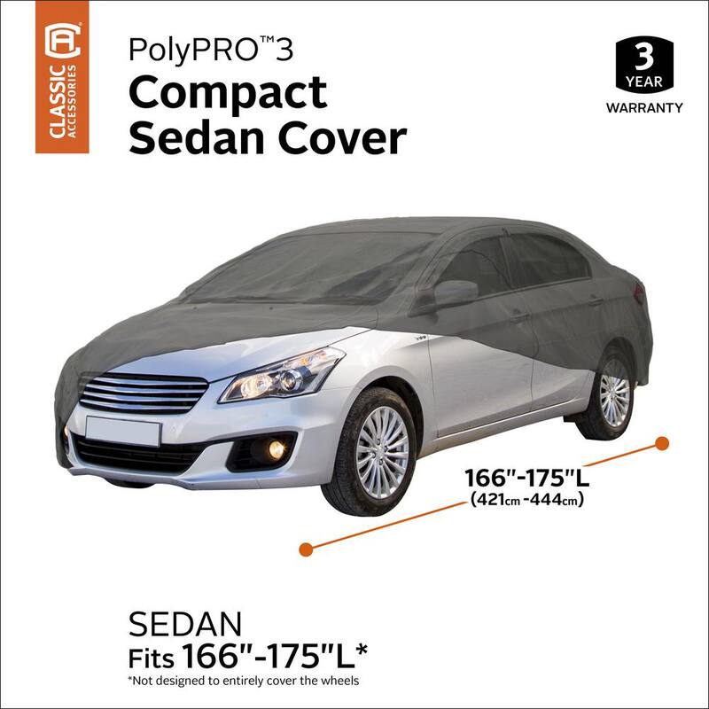 Classic Accessories PolyPro III Compact Sedan Cover - 10-016-241001-00