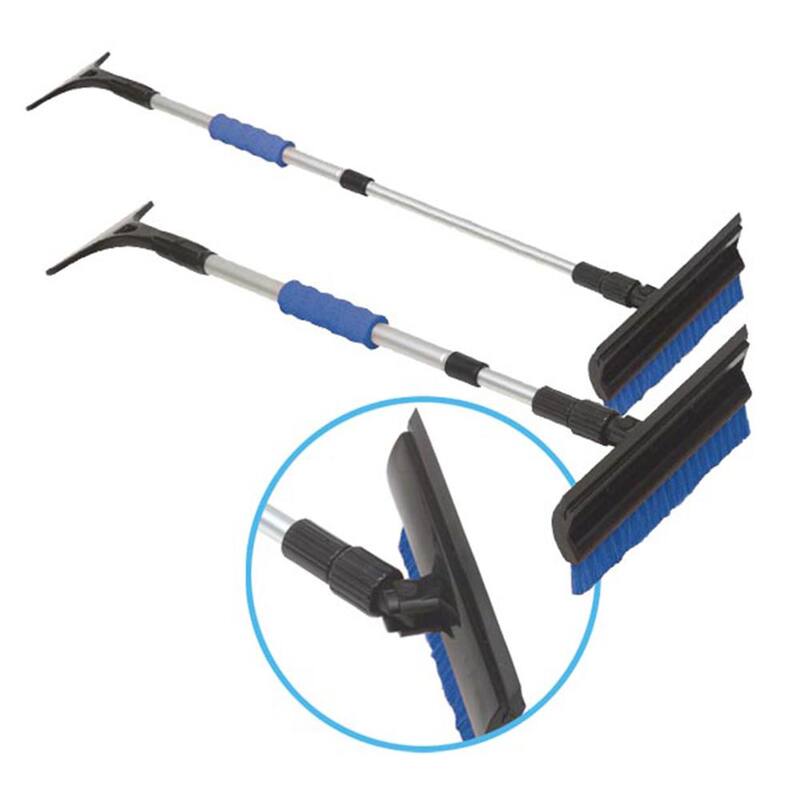 Emsco Bigfoot Series 45 in. Telescoping Car Snow Brush with Ice Scraper and Comfort Grip - 2941