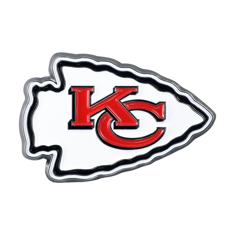 FANMATS NFL - Kansas City Chiefs 3D Molded Full Color Metal Emblem - 22572