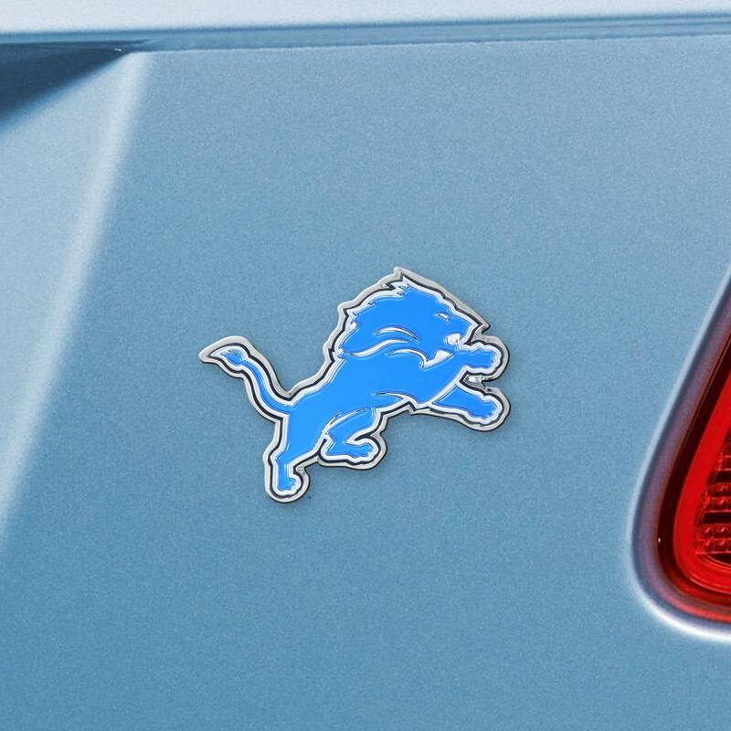 FANMATS NFL - Detroit Lions 3D Molded Full Color Metal Emblem - 22557