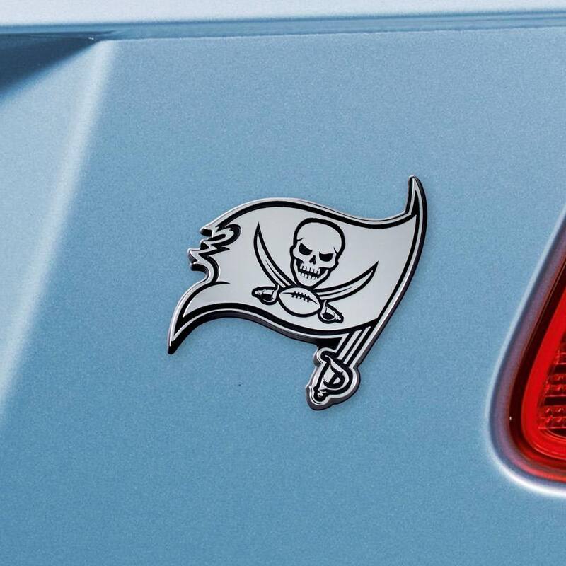 FANMATS NFL - Tampa Bay Buccaneers Chromed Metal 3D Emblem - 15630