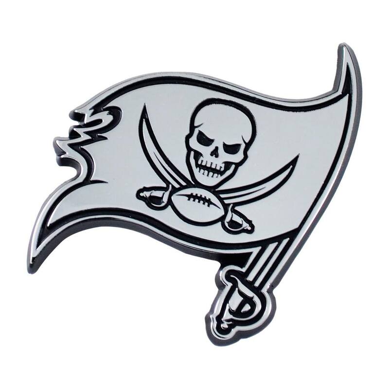 FANMATS NFL - Tampa Bay Buccaneers Chromed Metal 3D Emblem - 15630