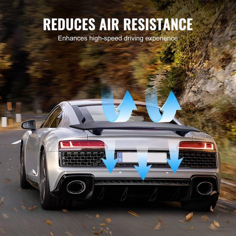 VEVOR GT Wing Car Spoiler, 46.3 in. Universal Spoiler, Compatible with most Sedans and Coupes, ABS, Car Rear Spoiler Wing - TYXWYABS46INXC430V0-0807