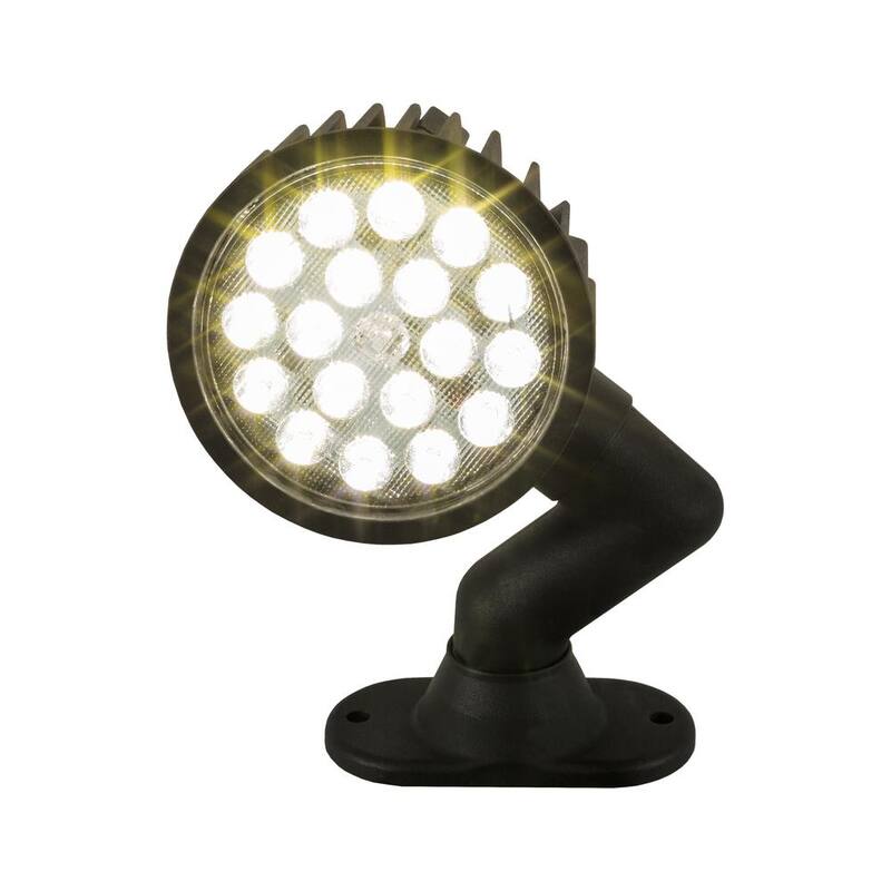 Buyers Products Company 5 in. Truck Articulating Vehicle UTV Mount LED Spot Work Light - 1492146