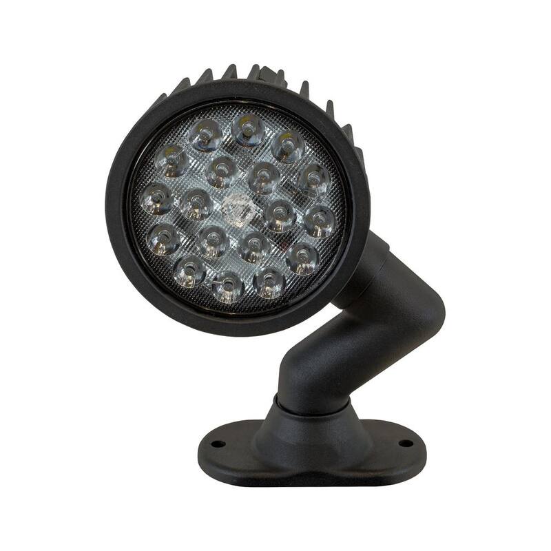 Buyers Products Company 5 in. Truck Articulating Vehicle UTV Mount LED Spot Work Light - 1492146