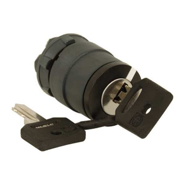 Schneider Electric Selector Switch No Iluminado, 22mm, 3 Posiciones, Con Llave - ZB5AG020
