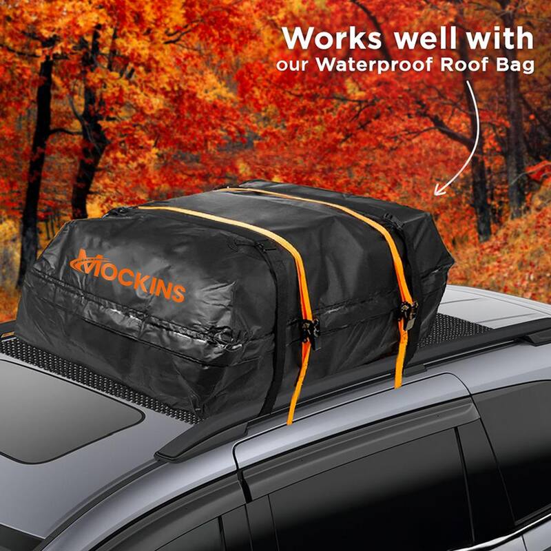 Mockins 40 in. x 60 in. Protective Black Car Roof Mat with Strong Grip and Extra Cushioning - MA-61