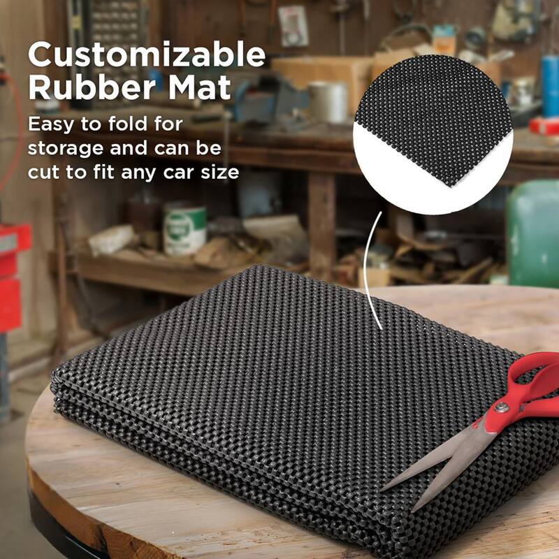 Mockins 40 in. x 60 in. Protective Black Car Roof Mat with Strong Grip and Extra Cushioning - MA-61