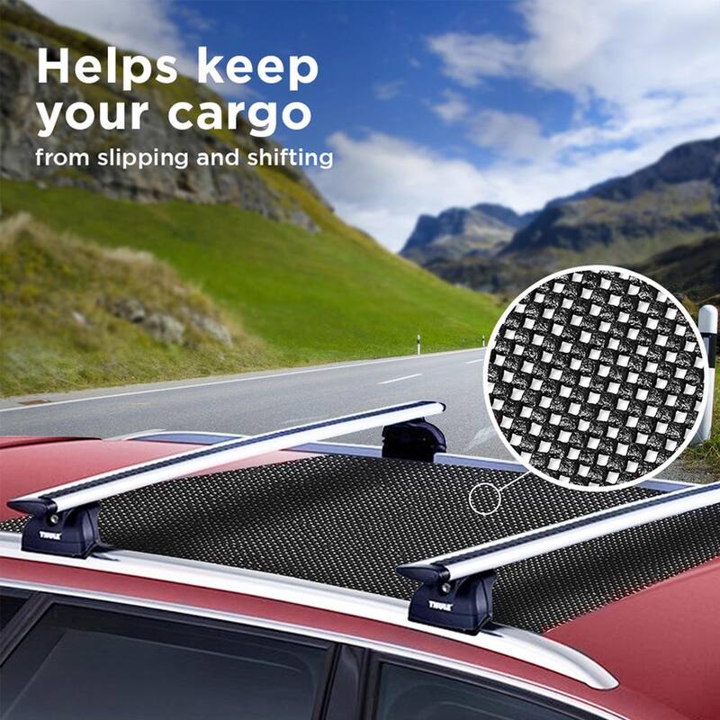 Mockins 40 in. x 60 in. Protective Black Car Roof Mat with Strong Grip and Extra Cushioning - MA-61