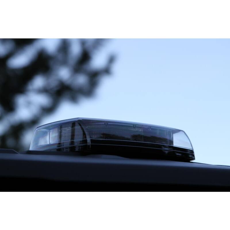 ECCO 11 in. LED Minibar SAE Class 1 Clear Lens with Amber LEDs Permanent Mount - 5550CA