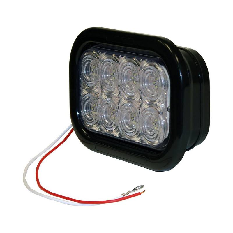 Buyers Products Company 5.33 Inch Rectangular Backup Light Kit - 5625332