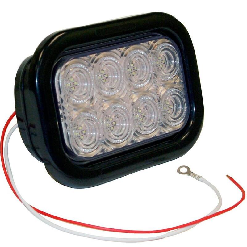Buyers Products Company 5.33 Inch Rectangular Backup Light Kit - 5625332