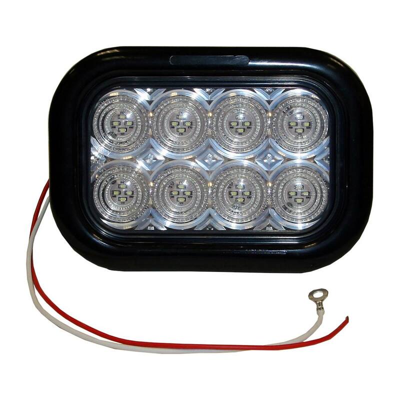 Buyers Products Company 5.33 Inch Rectangular Backup Light Kit - 5625332