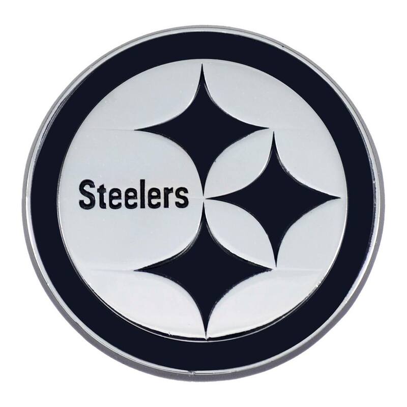 FANMATS NFL - Pittsburgh Steelers Chromed Metal 3D Emblem - 20866