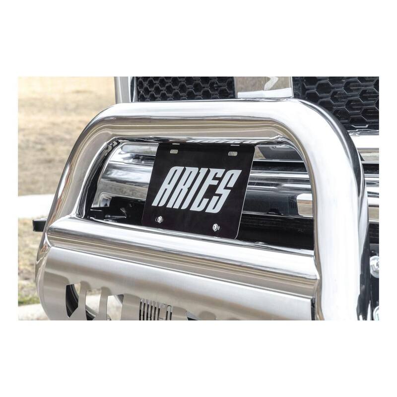 Aries 3" Bull Bar License Plate Bracket - 35-0000
