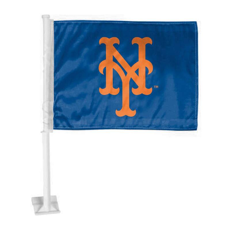 FANMATS MLB - New York Mets Car Flag Large 1-Piece 11 in. x 14 in. - 40715