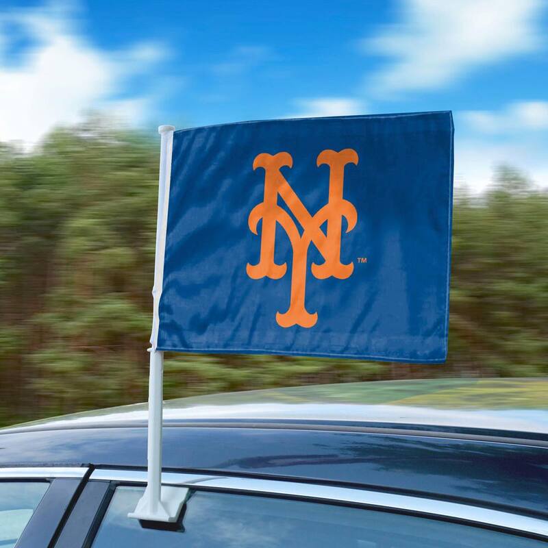 FANMATS MLB - New York Mets Car Flag Large 1-Piece 11 in. x 14 in. - 40715