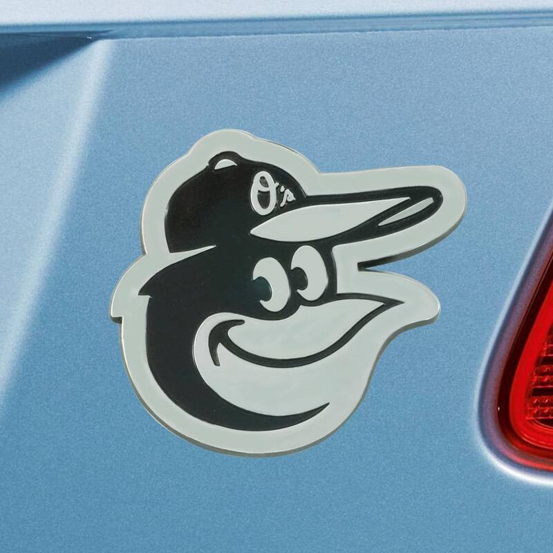 FANMATS MLB - Baltimore Orioles 3D Auto Chromed Metal Emblem - 26519