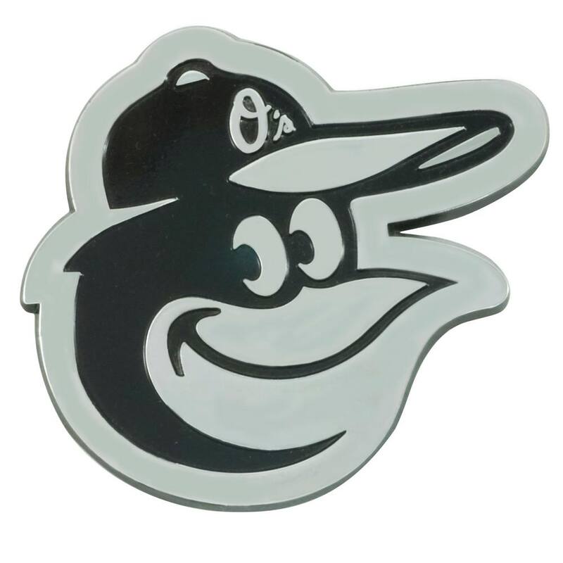 FANMATS MLB - Baltimore Orioles 3D Auto Chromed Metal Emblem - 26519