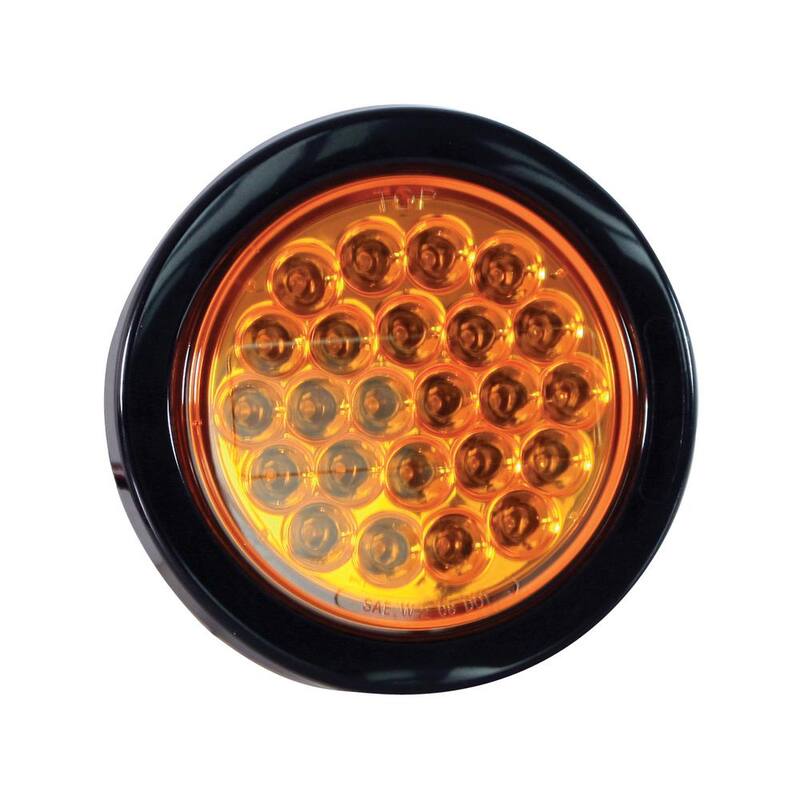 Buyers Products Company 4 in. LED Recessed Warning Flash Strobe Light for Work Truck - SL40AR