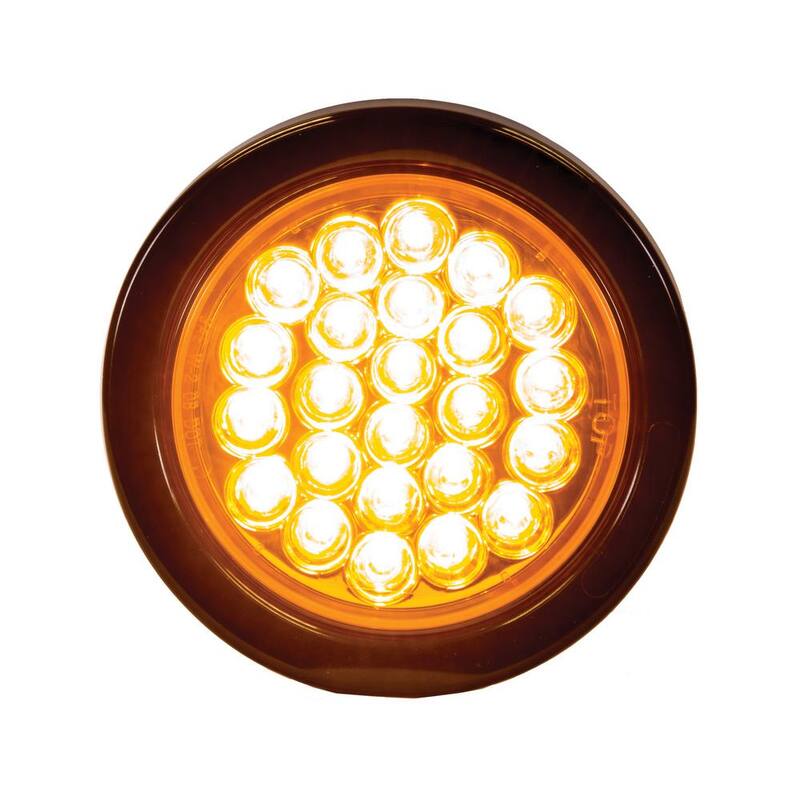 Buyers Products Company 4 in. LED Recessed Warning Flash Strobe Light for Work Truck - SL40AR