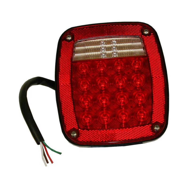 Buyers Products Company Driver Side 5.75 in. Stop/Turn/Tail Light License Plate Light - 5626738