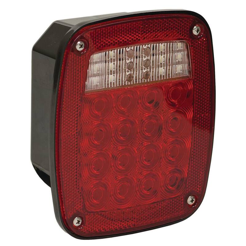 Buyers Products Company Driver Side 5.75 in. Stop/Turn/Tail Light License Plate Light - 5626738
