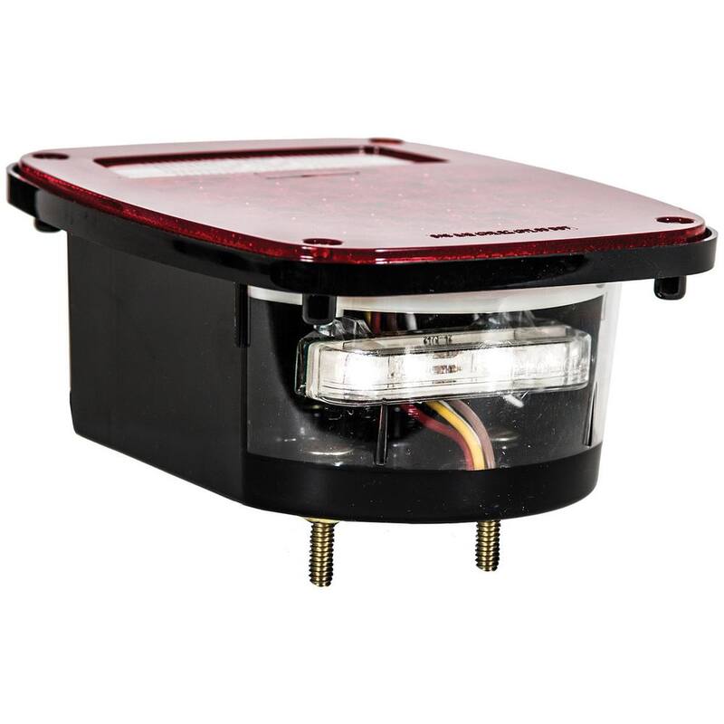 Buyers Products Company Driver Side 5.75 in. Stop/Turn/Tail Light License Plate Light - 5626738