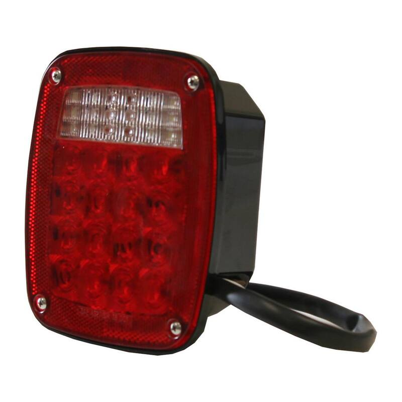 Buyers Products Company Driver Side 5.75 in. Stop/Turn/Tail Light License Plate Light - 5626738