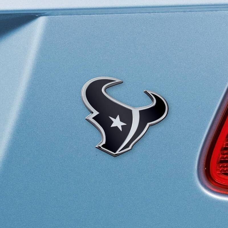 FANMATS NFL - Houston Texans Chromed Metal 3D Emblem - 21397