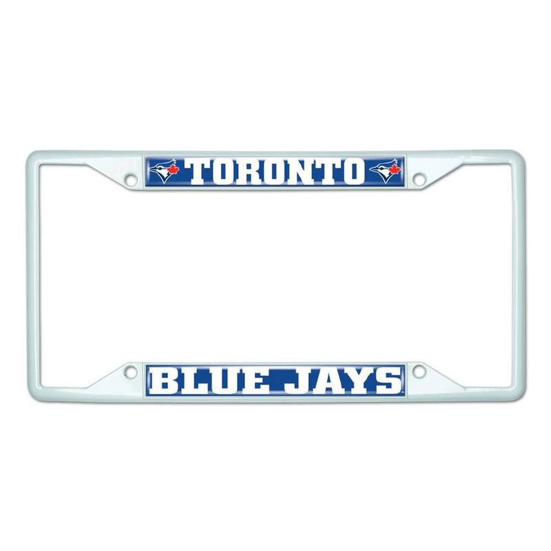 FANMATS Universal Fit MLB - Toronto Blue Jays License Plate Frame - White - 43836