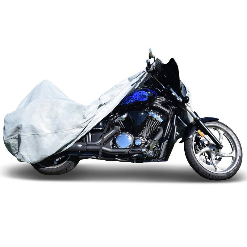 Budge Protector V 96 in. x 44 in. x 44 in. Waterproof Motorcycle Cover Size MC-1 - 5LMC5