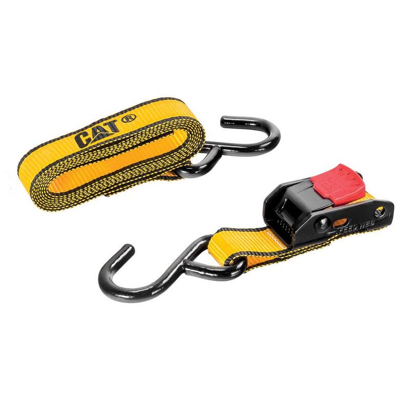 CAT 16 ft. x 1 in. 400 lbs. Cambuckle Tie-Down Straps (4-Piece) - 980178N